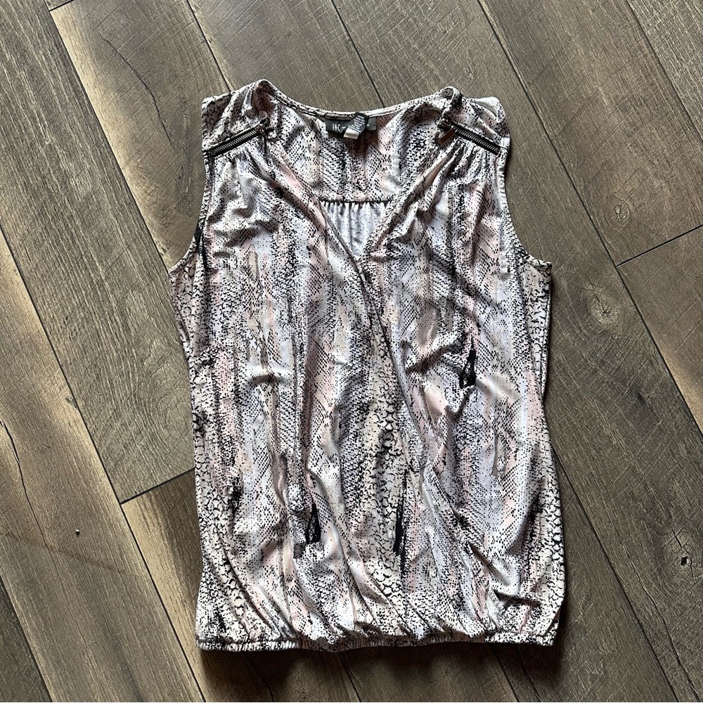 INC Snakeskin Print Tank Top